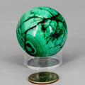 Malachite Crystal Sphere Heart Chakra Transformation Crystal Destiny