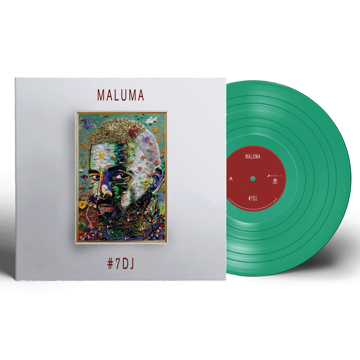 Maluma - #7DJ (7 Dias En Jamaica) Turquoise Vinyl LP Sony Latin