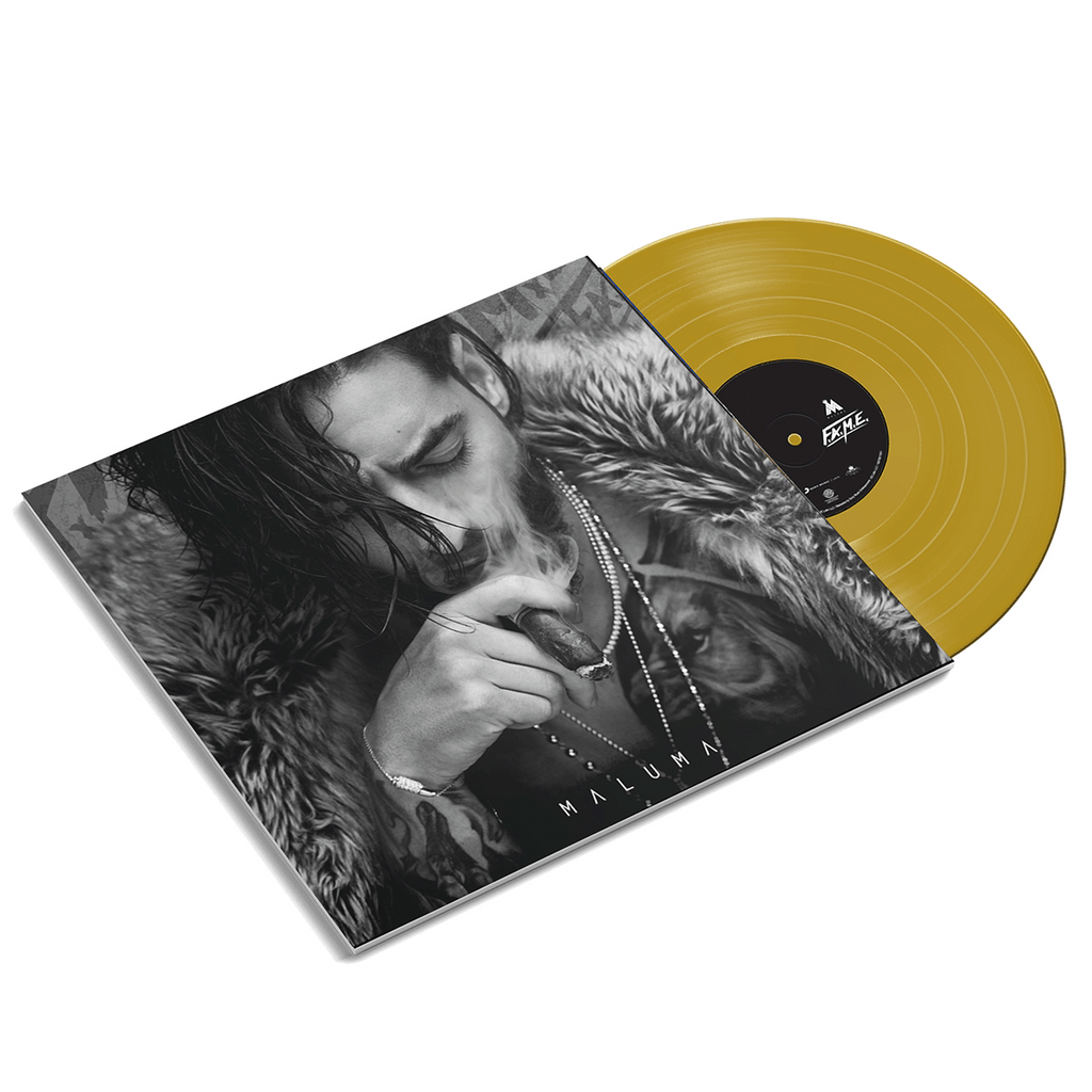 Maluma - F.A.M.E. Gold Vinyl LP Sony Latin