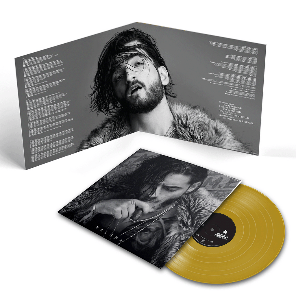 Maluma - F.A.M.E. Gold Vinyl LP Sony Latin