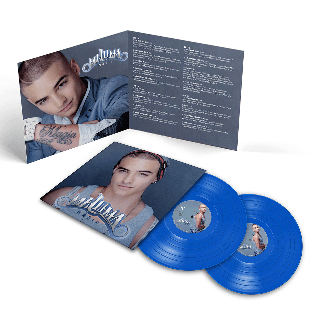Maluma - Magia Blue Vinyl 2LP Sony Latin