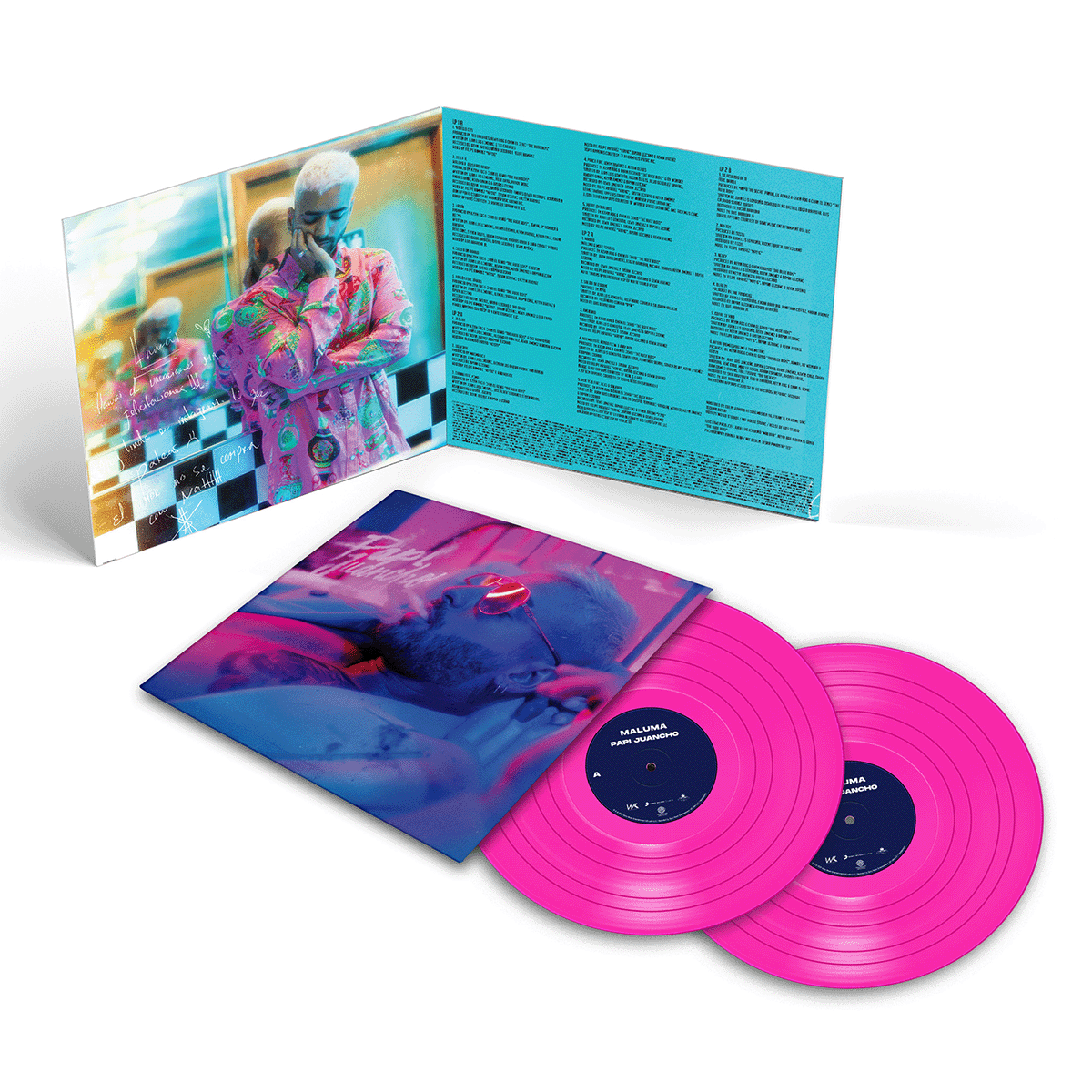 Maluma - PAPI JUANCHO Pink Vinyl 2LP Sony Latin
