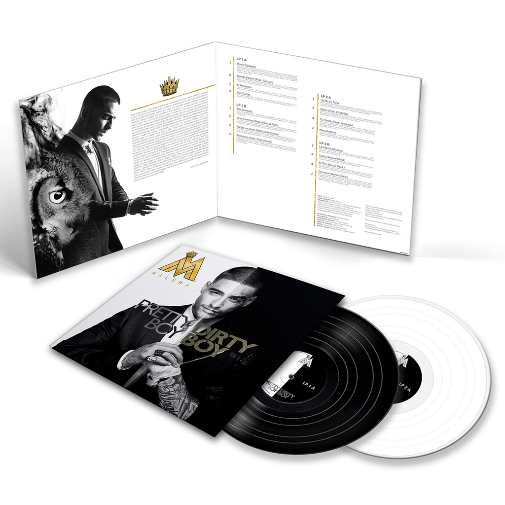 Maluma - Pretty Boy, Dirty Boy White & Black Vinyl 2LP Sony Latin