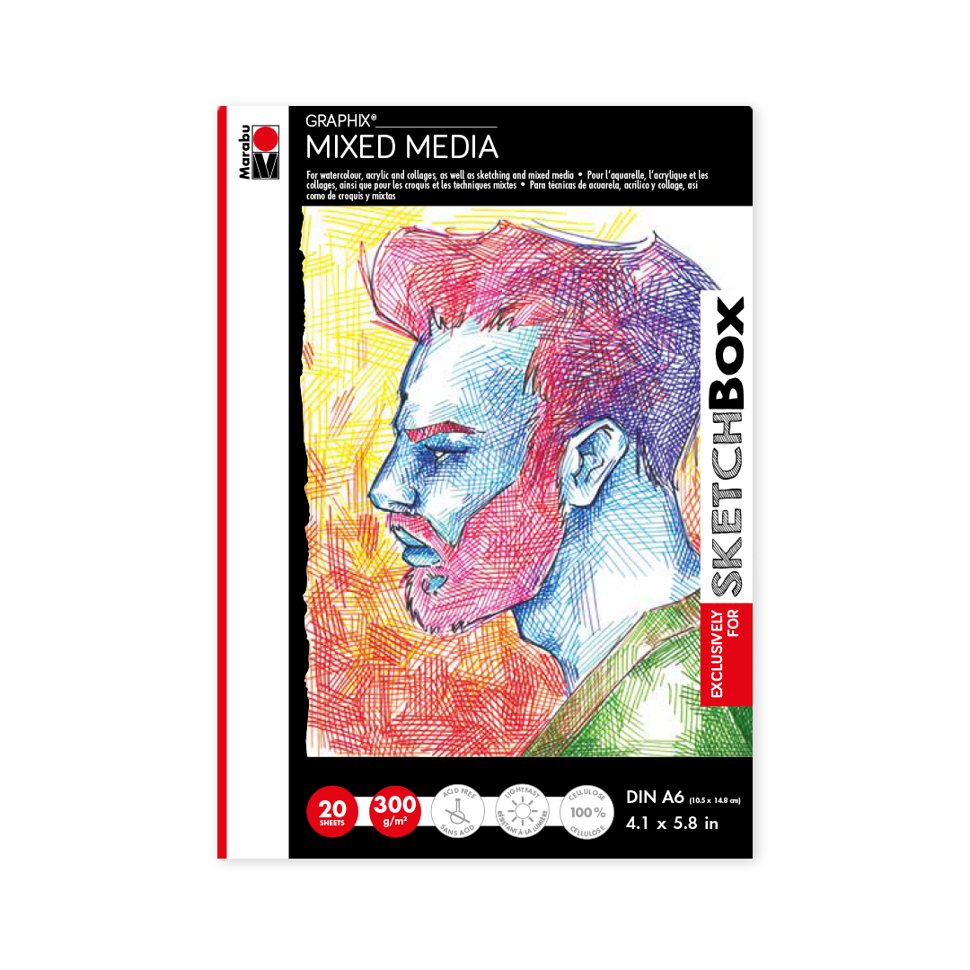 Marabu Graphix Mixed Media Paper--SketchBox Exclusive Size ShopSketchBox