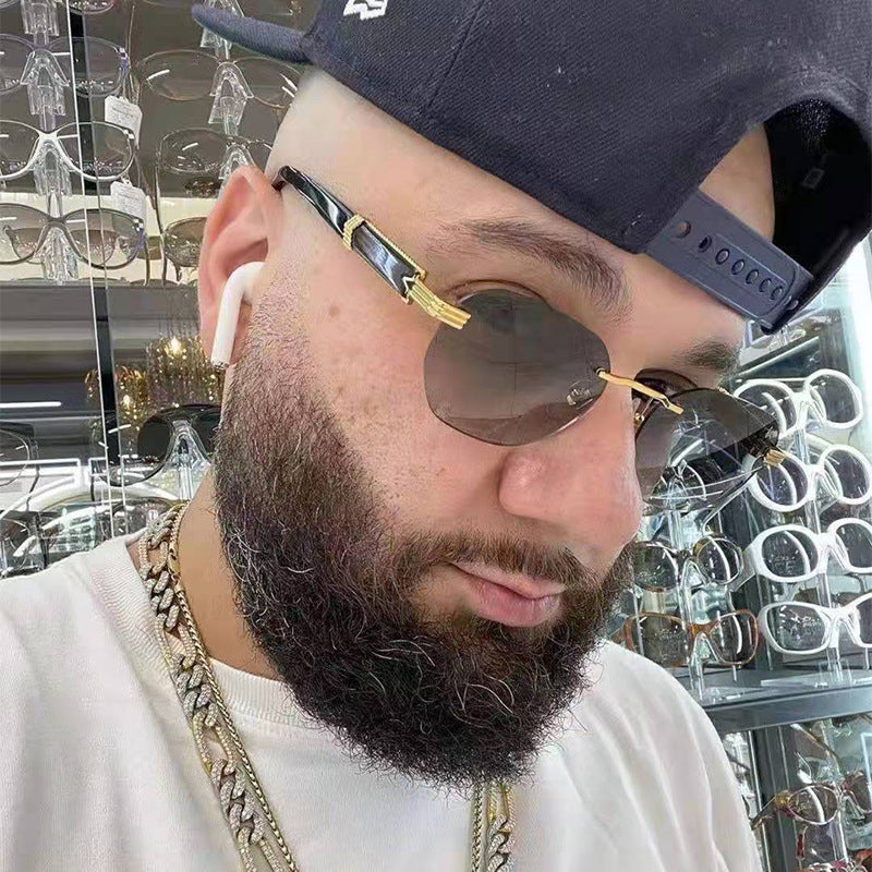 Marble Wood Grain Sunglasses Gentleman.Clothing