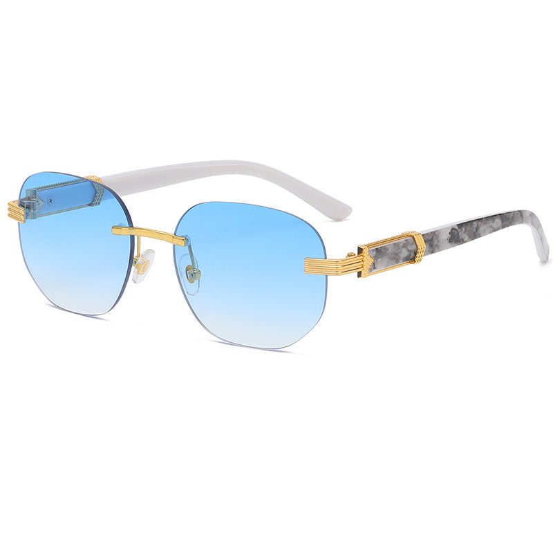 Marble Wood Grain Sunglasses Gentleman.Clothing