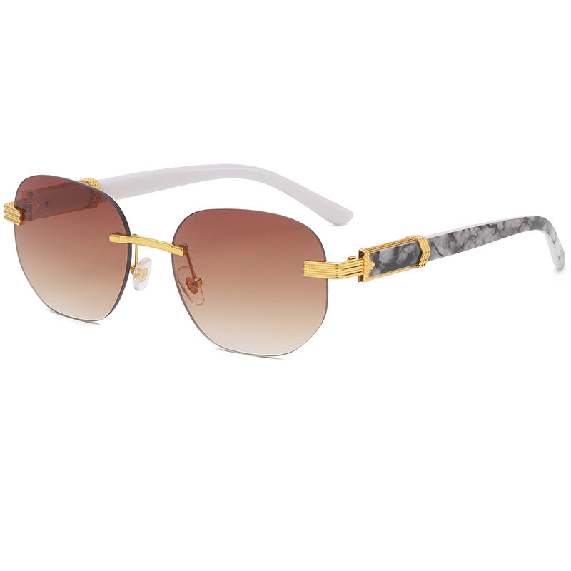 Marble Wood Grain Sunglasses Gentleman.Clothing