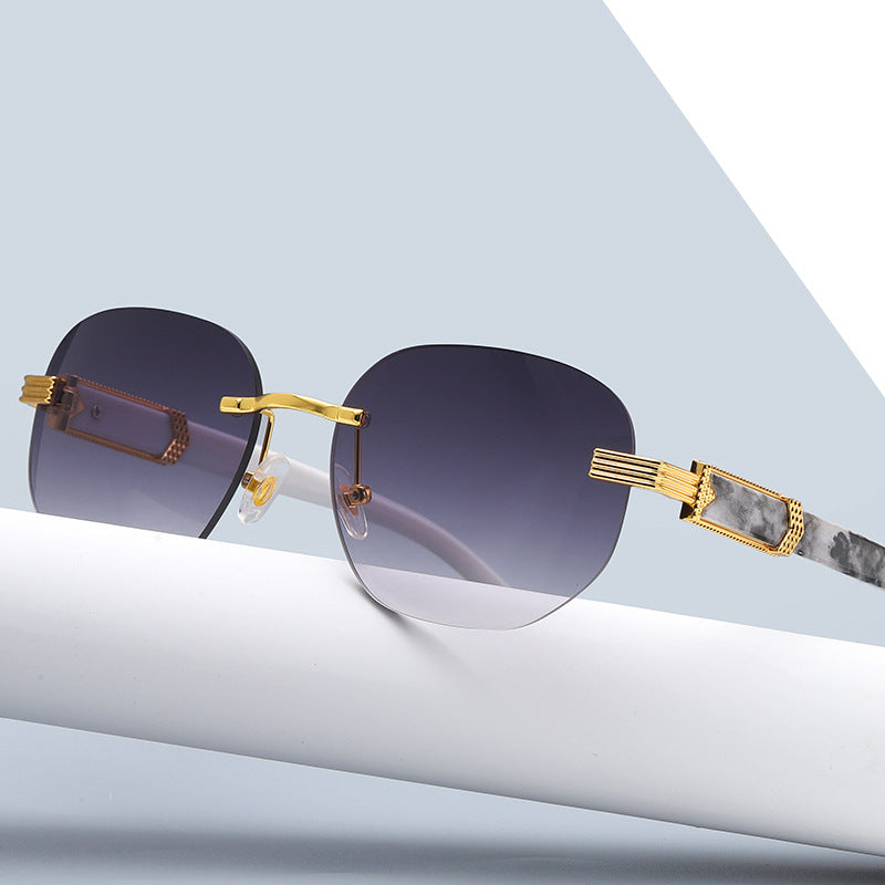 Marble Wood Grain Sunglasses Gentleman.Clothing