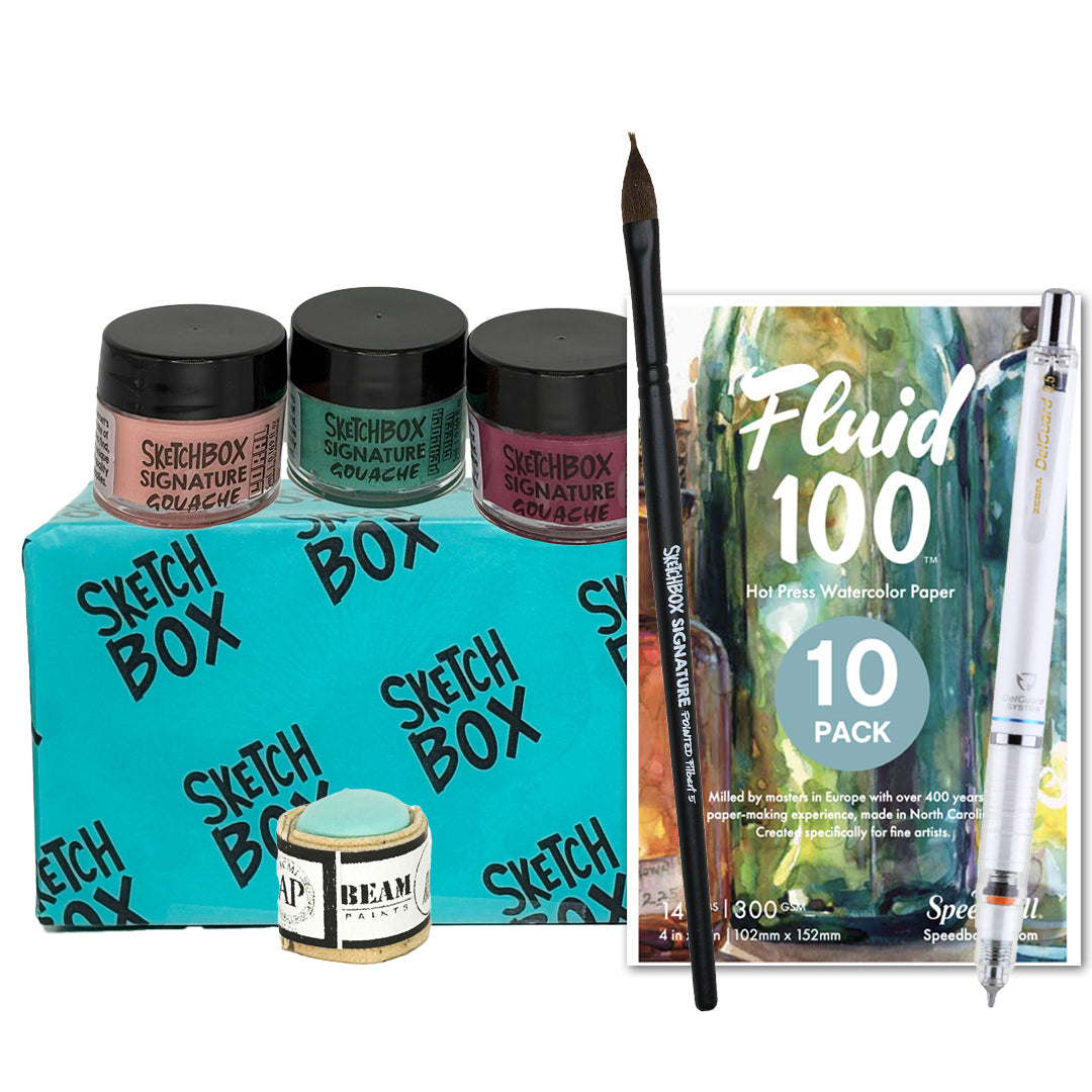 Unique Gouache Premium Box ShopSketchBox