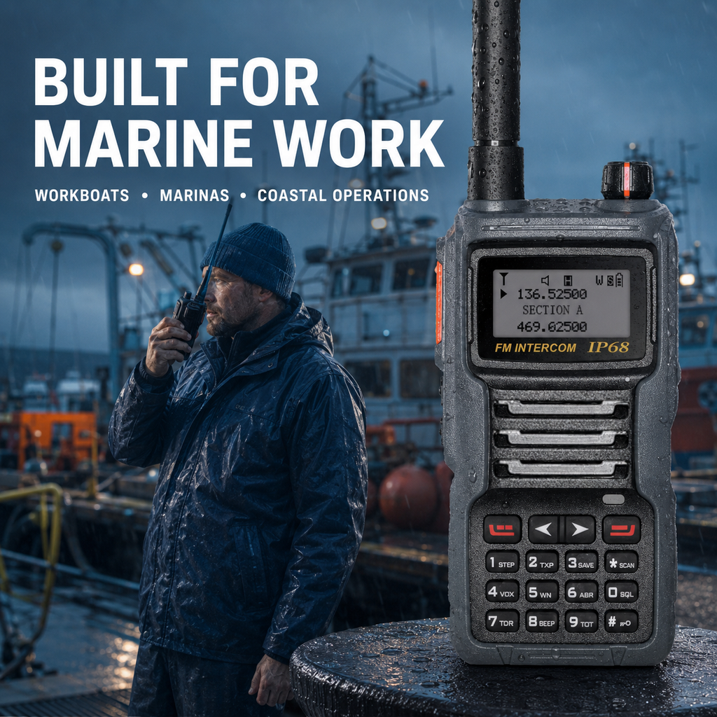 RUYAGE UV8D IP68 Waterproof 6 Band Walkie Talkie Ruyage Radio