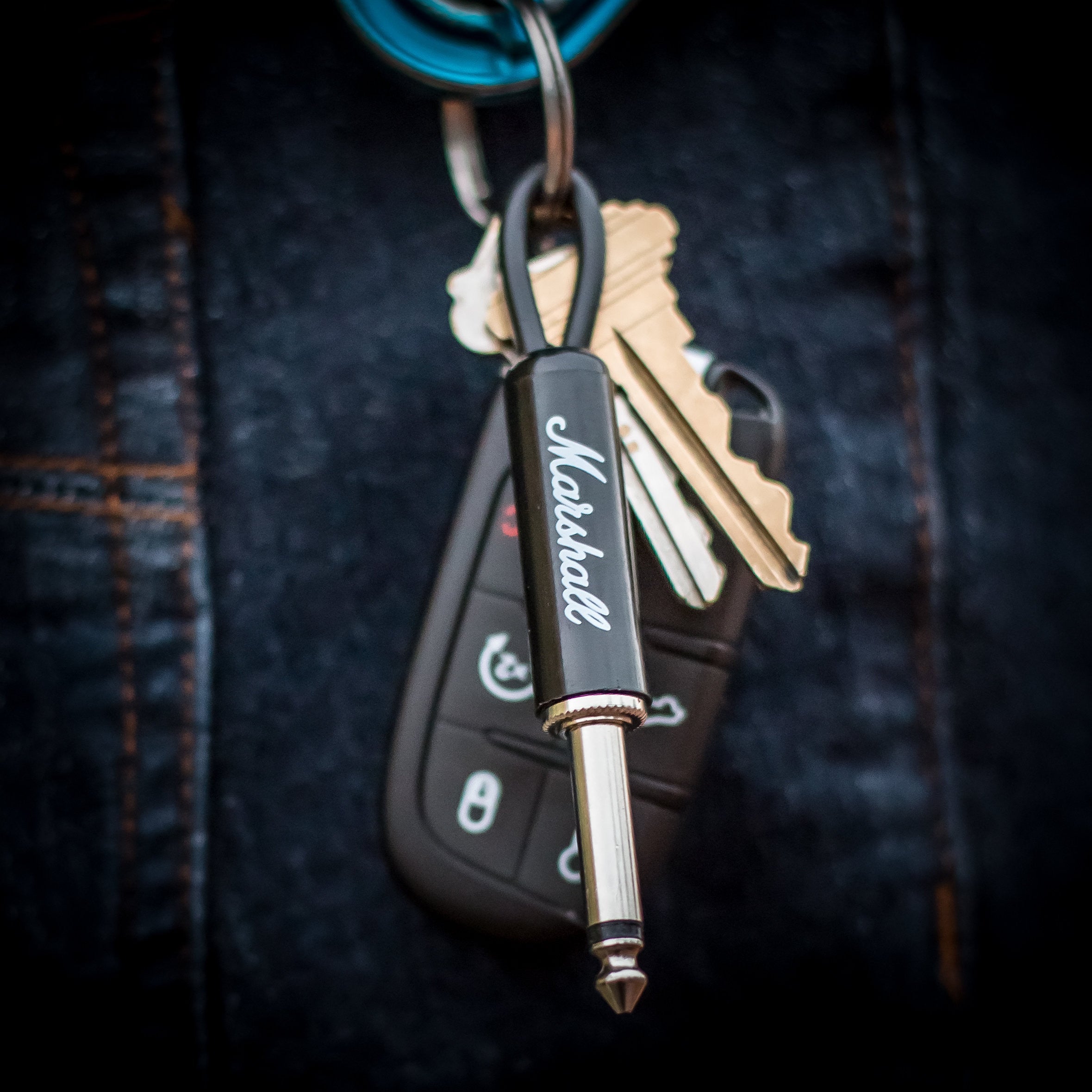 Marshall Guitar Plug Keychain Pluginz Keychains