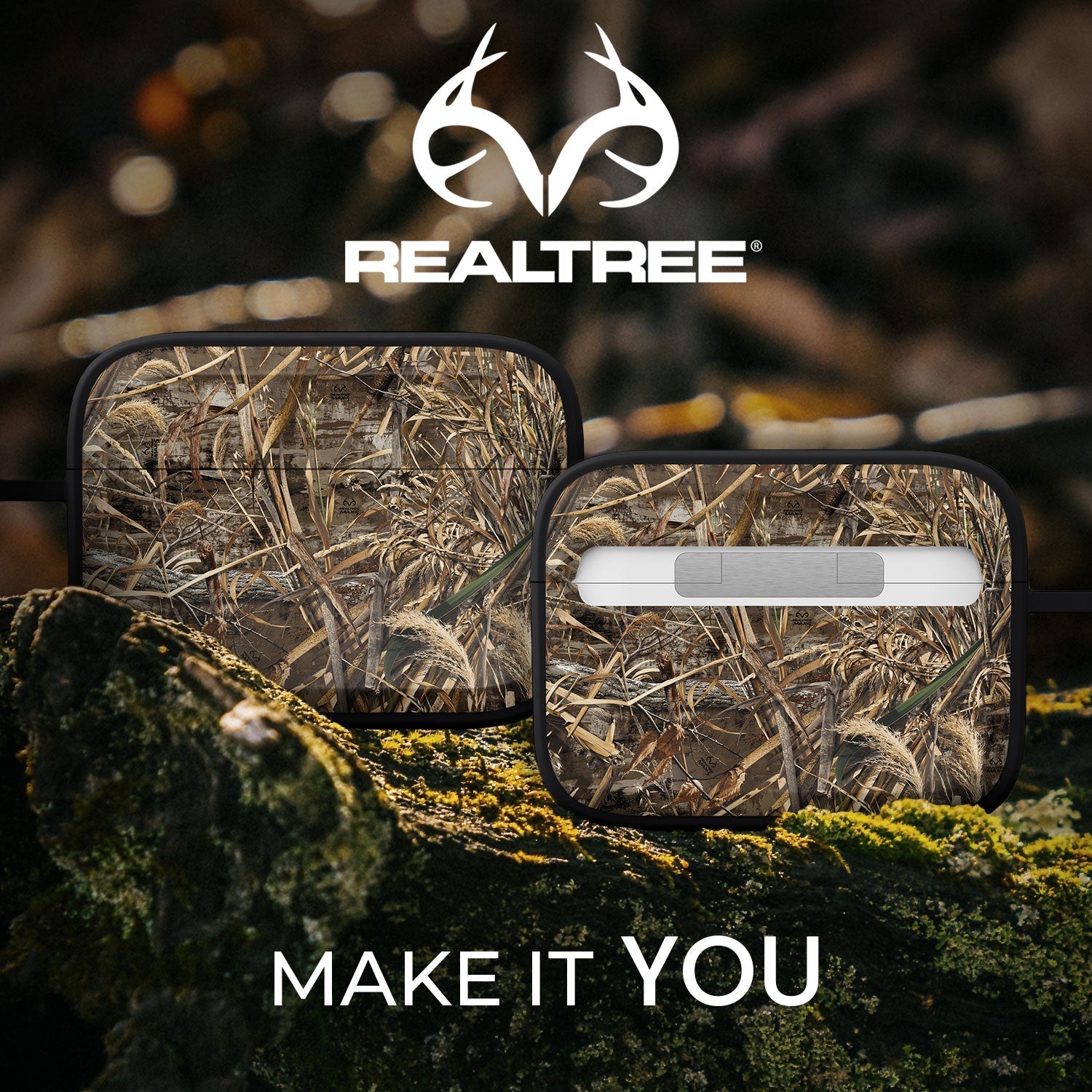 Realtree HDX Apple AirPods Pro 1 & 2 Case Cover Affinity Bands