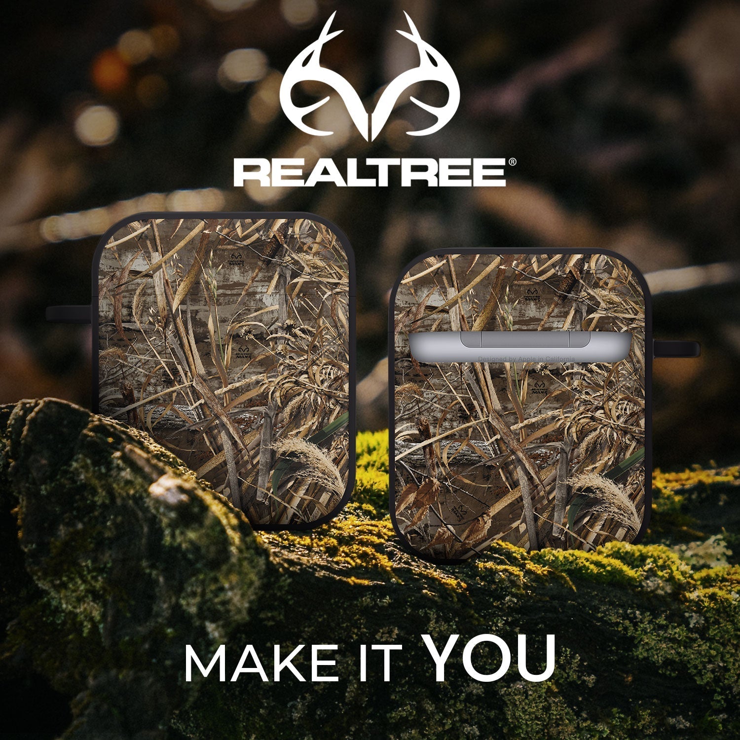 Realtree HDX Apple AirPods Gen 1 & 2 Case Cover Affinity Bands