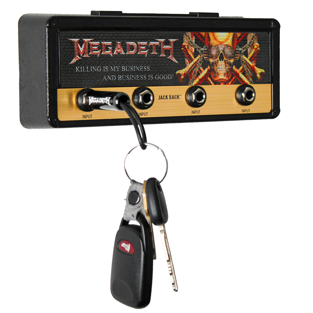 Megadeth Magnetic Jack Rack® Pluginz Keychains