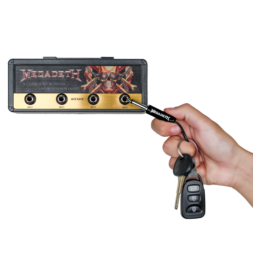 Megadeth Magnetic Jack Rack® Pluginz Keychains