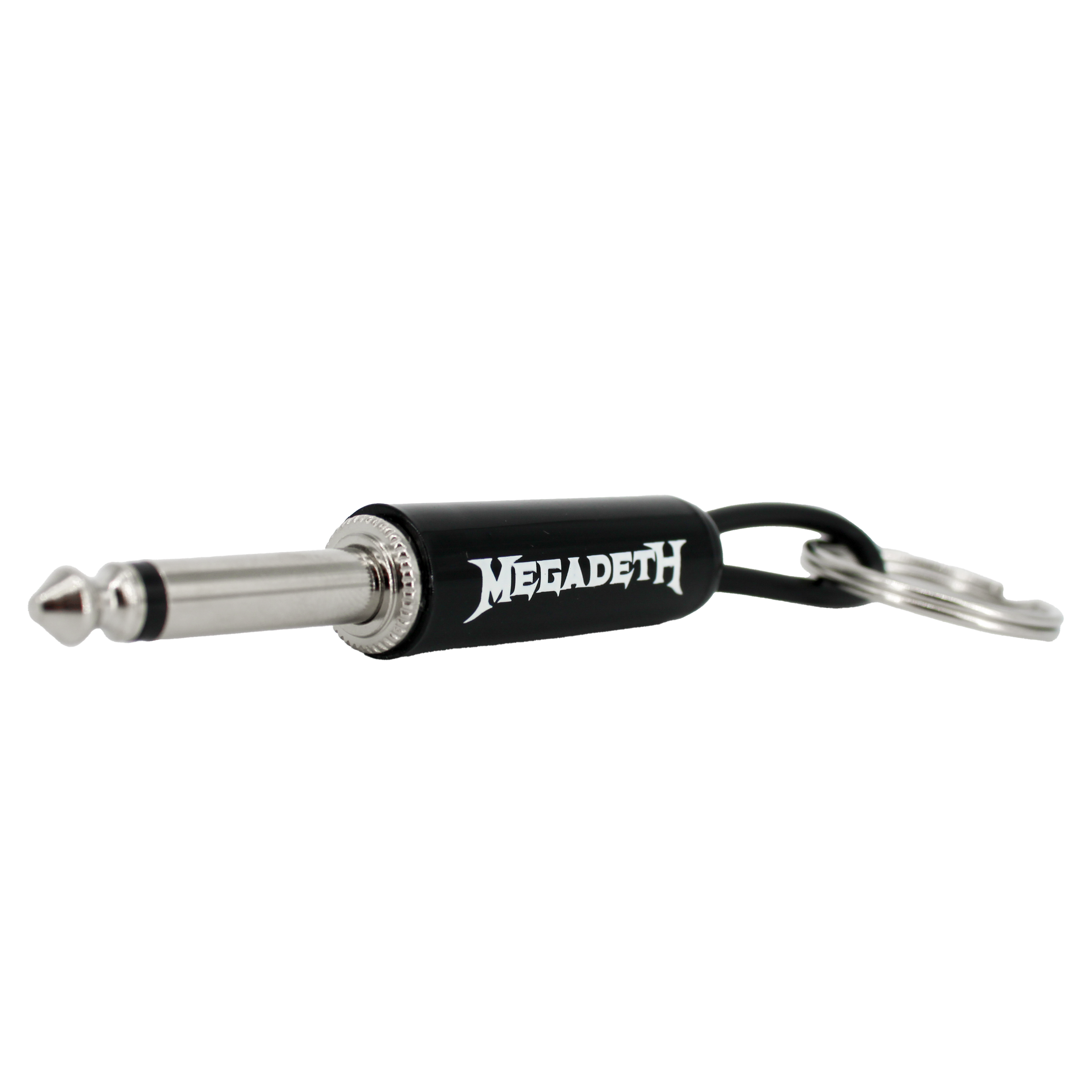 Megadeth Logo Guitar Plug Keychain Pluginz Keychains