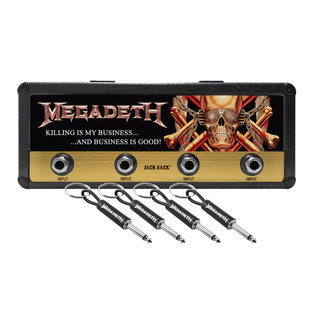 Megadeth Magnetic Jack Rack® Pluginz Keychains