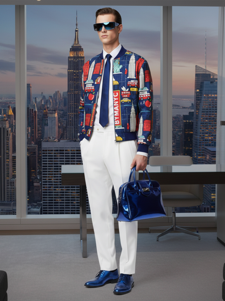 Men's CHELSEA Bomber Jacket BYMANYC ® New York BYMANYC ® New York