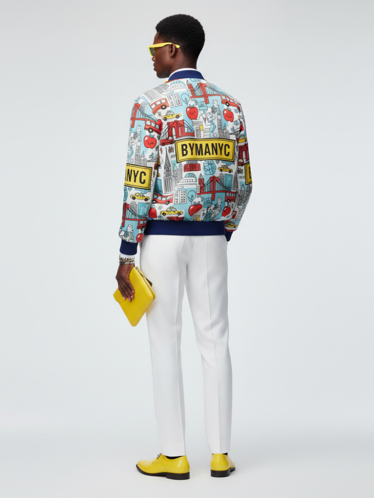 Men's GREENWICH Bomber Jacket BYMANYC ® New York BYMANYC ® New York