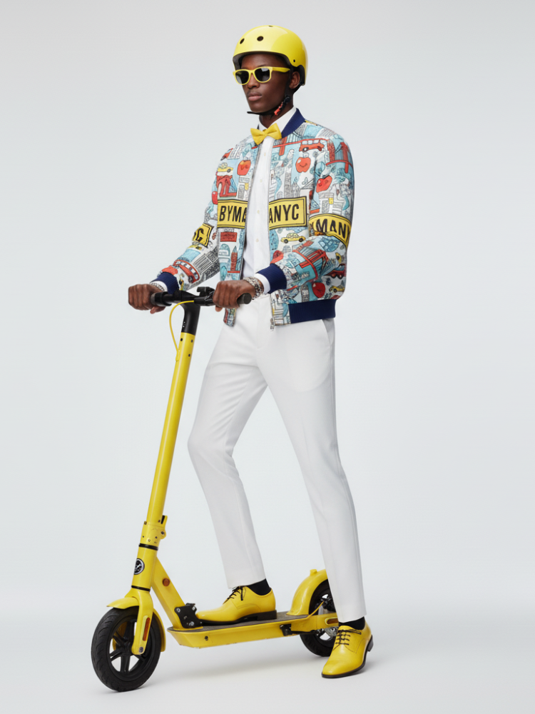 Men's GREENWICH Bomber Jacket BYMANYC ® New York BYMANYC ® New York