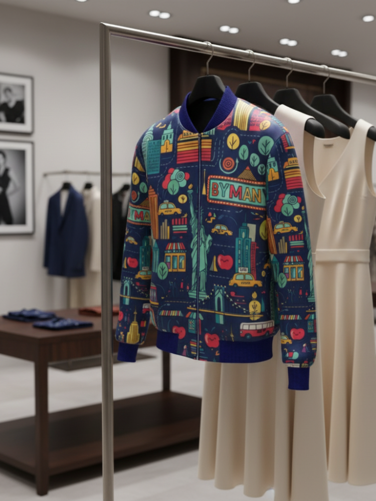 Men's MIDTOWN Bomber Jacket BYMANYC ® New York BYMANYC ® New York