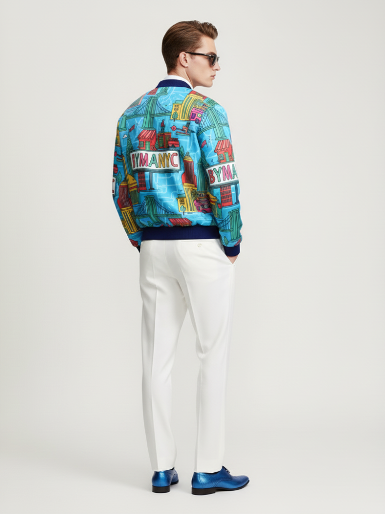 Men's TRIBECA Bomber Jacket BYMANYC ® New York BYMANYC ® New York