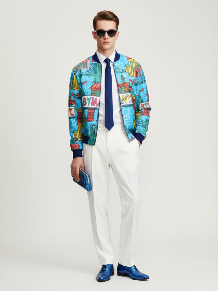 Men's TRIBECA Bomber Jacket BYMANYC ® New York BYMANYC ® New York