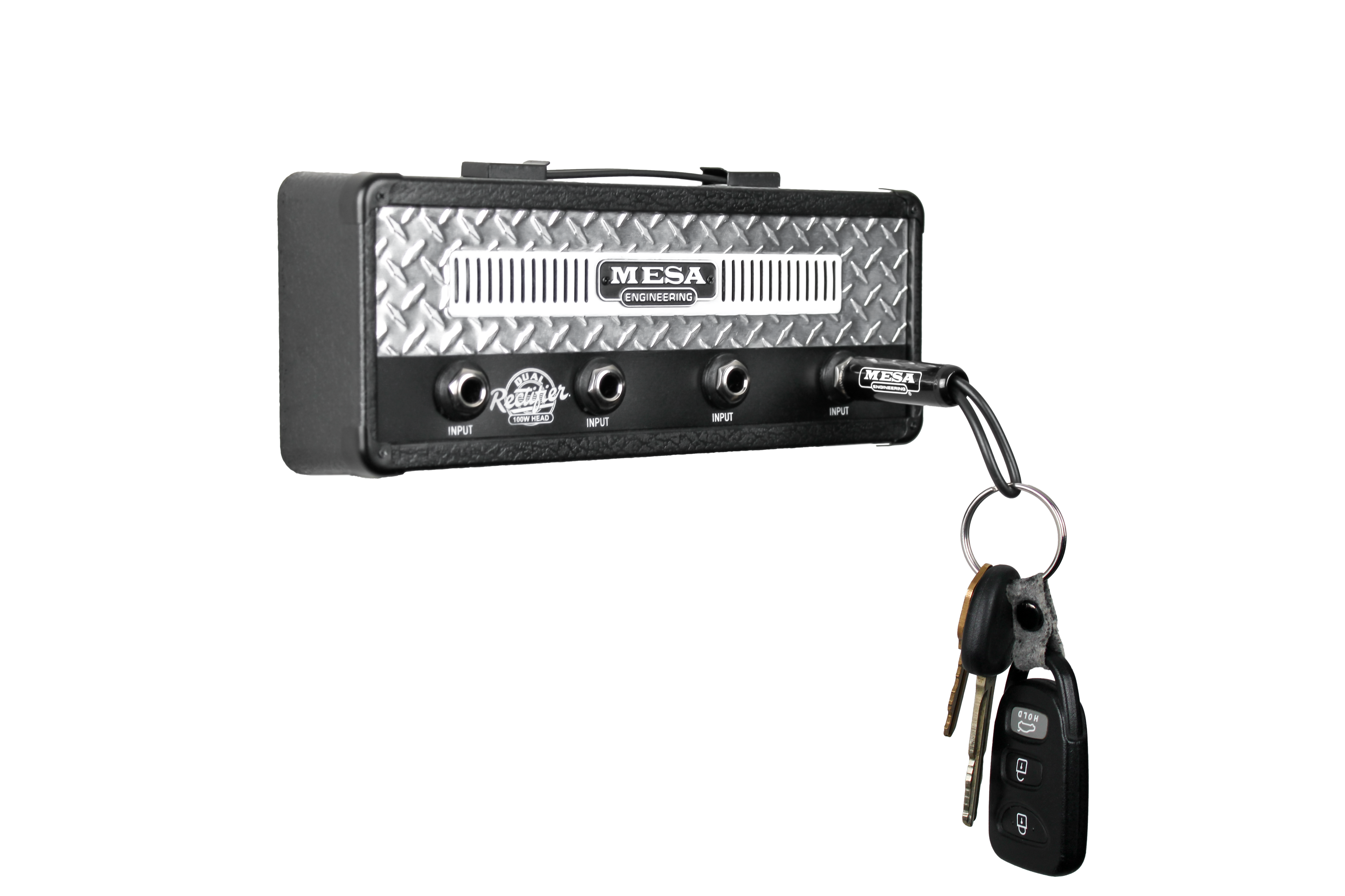 Mesa Boogie Dual Rectifier Chrome Jack Rack® Pluginz Keychains