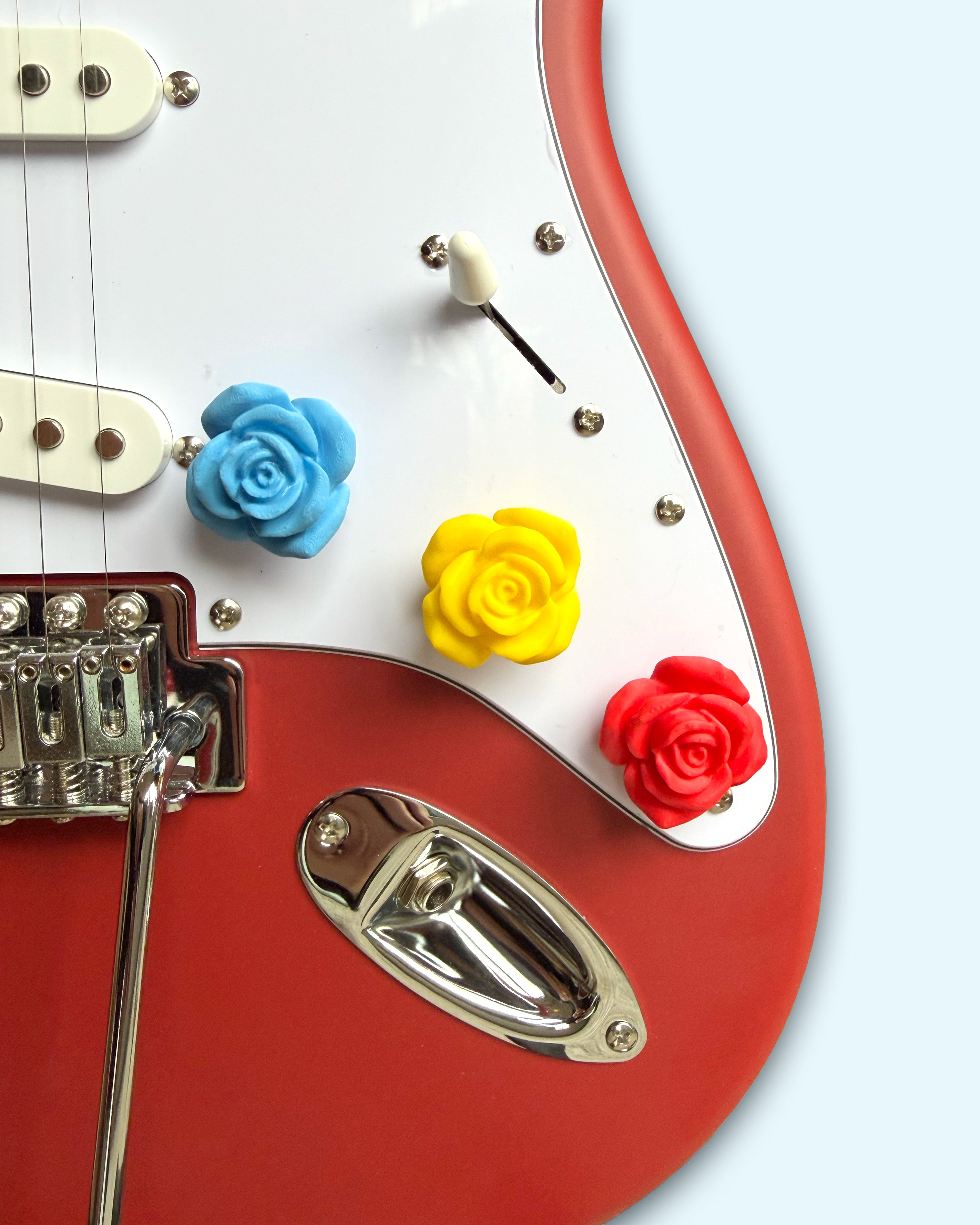 Rose Guitar Knob Twist Tone
