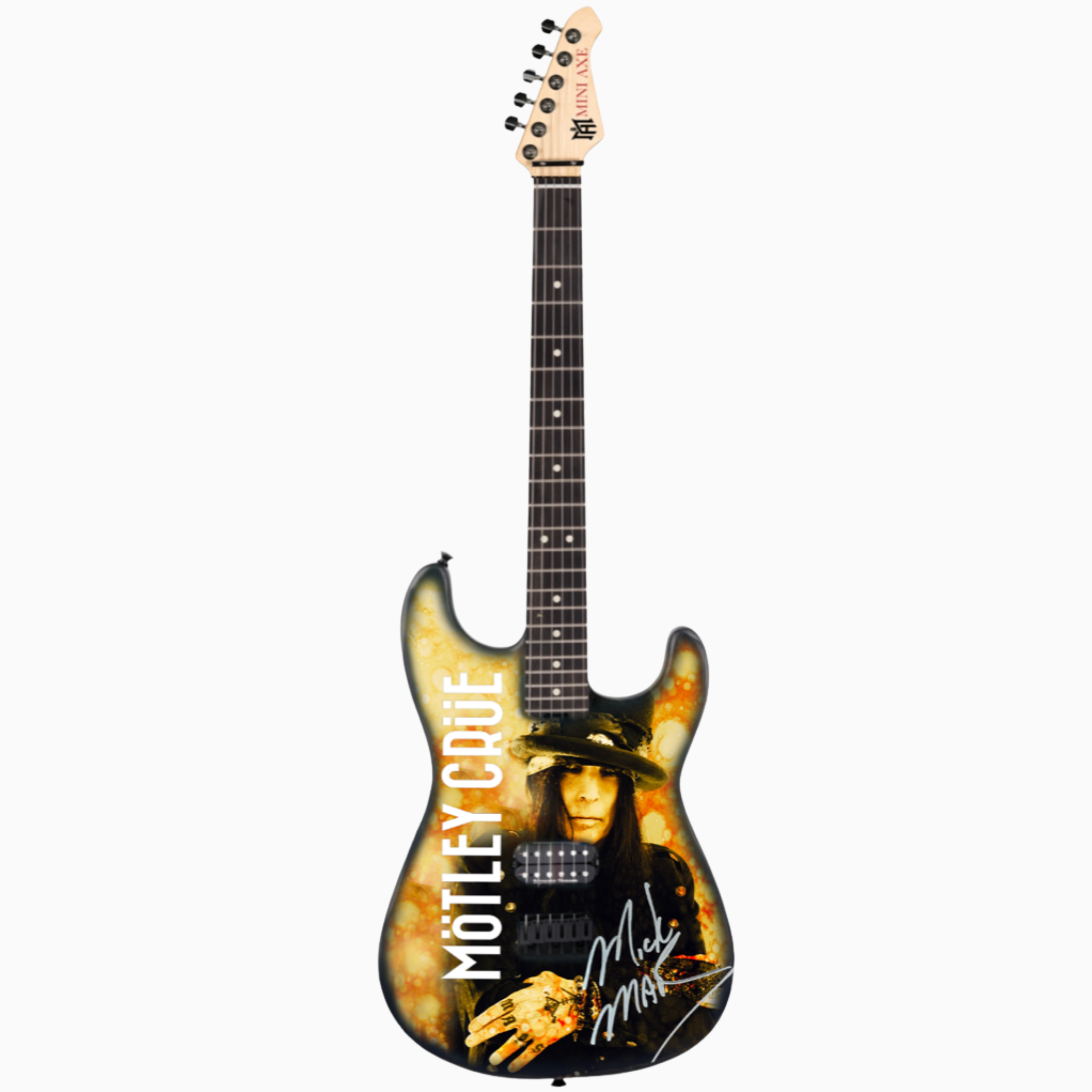 Mick Mars — Mötley Crüe Collectible Miniature Guitar The Mini Axe