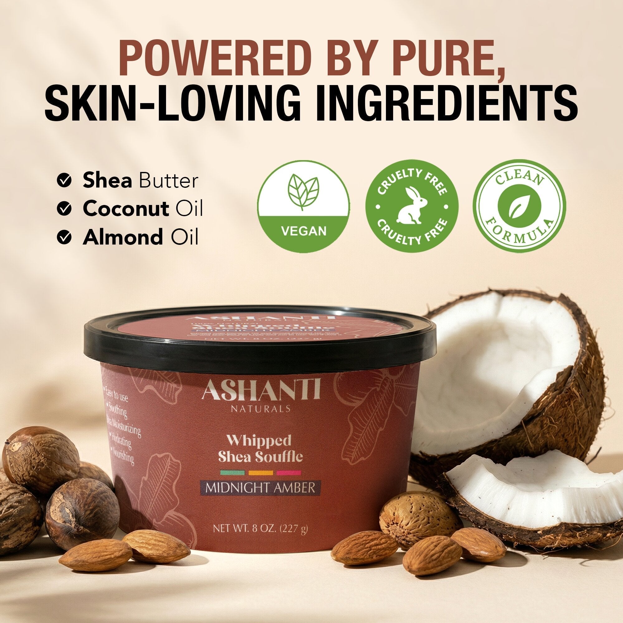Shea Souffle - Midnight Amber AshantiNaturals