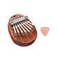 Mini Kalimba Thumb Piano 8 Keys Finger Transparent Acrylic Wood Musical Instrument with Tuning Hammer for Kids Adult Beginners