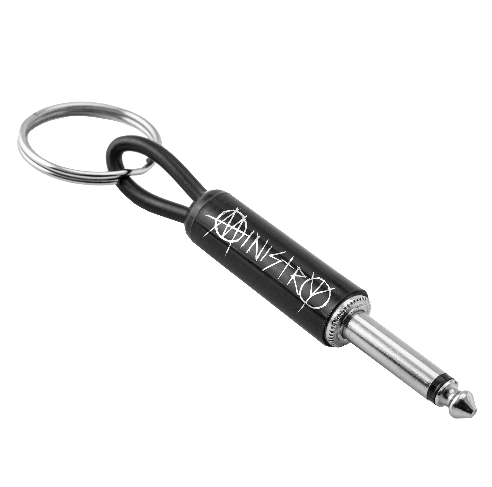 Ministry Logo Guitar Plug Keychain Pluginz Keychains