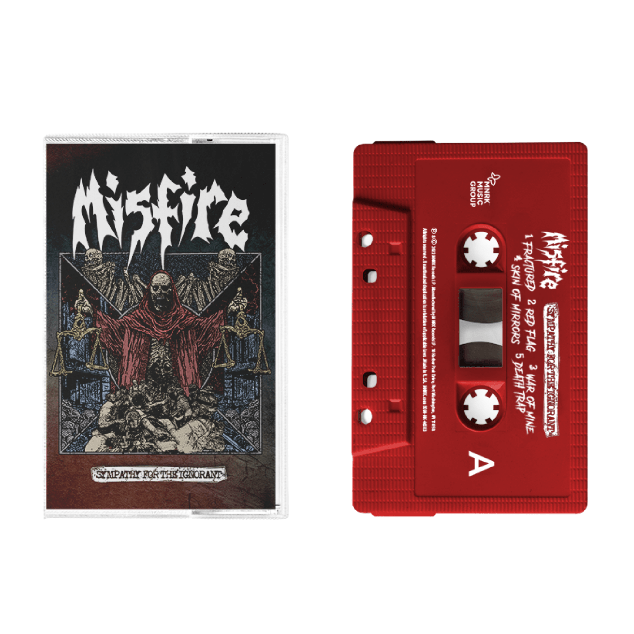 Misfire - Sympathy for the Ignorant Red Cassette MNRK Heavy