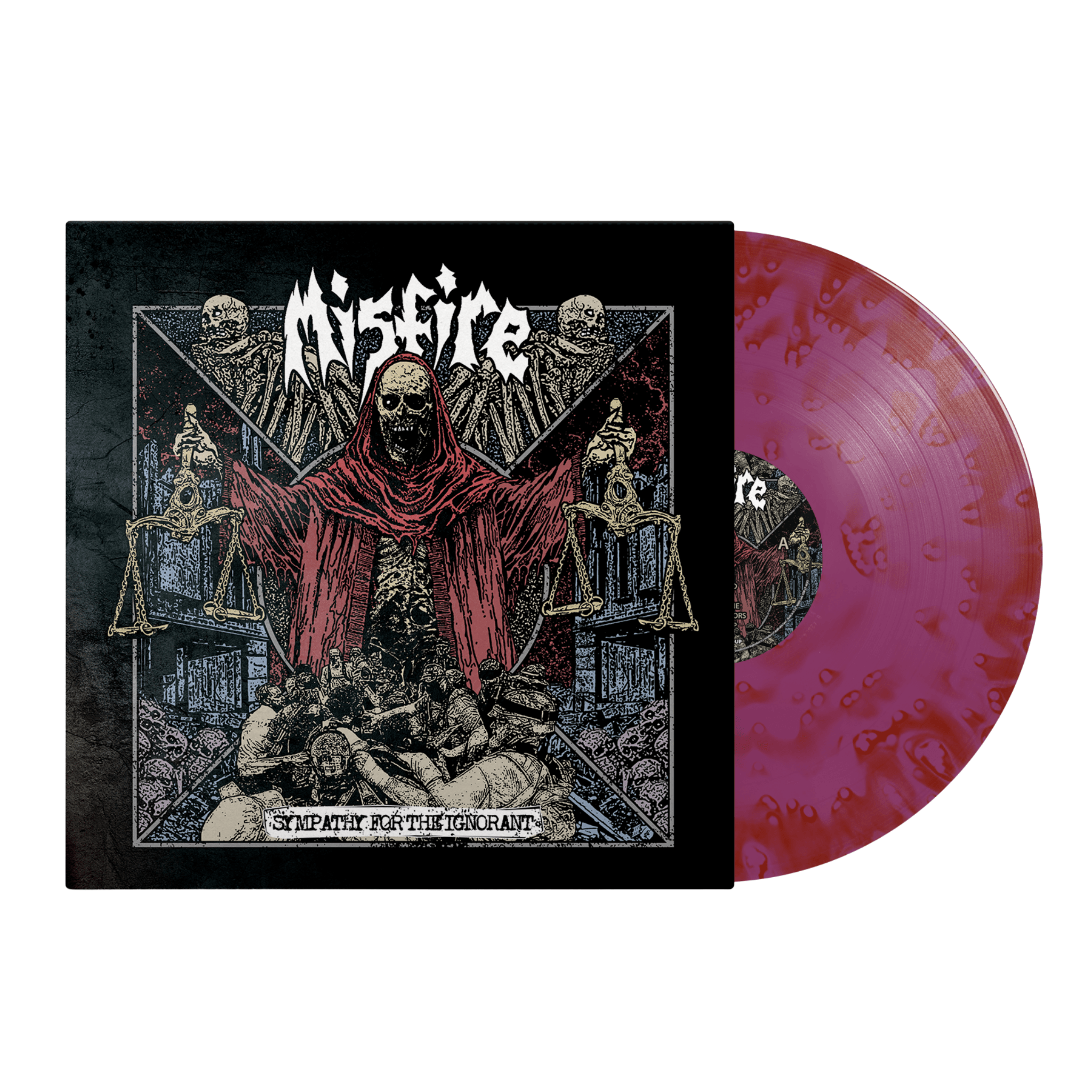 Misfire - Sympathy for the Ignorant Ghostly Vinyl MNRK Heavy