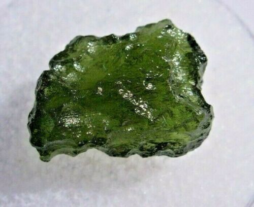 Moldavite Tektite Fragment Real Meteorite Glass Green Impact Rock 4g rocksolidfossils
