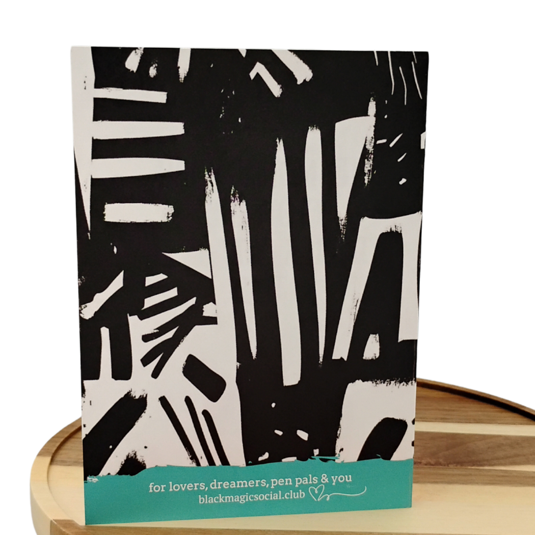 Celebrate Her Unique Beauty with "Favorite Flower" Greeting Card Black Magic Social Club