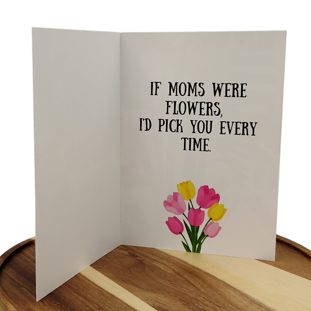 Celebrate Her Unique Beauty with "Favorite Flower" Greeting Card Black Magic Social Club