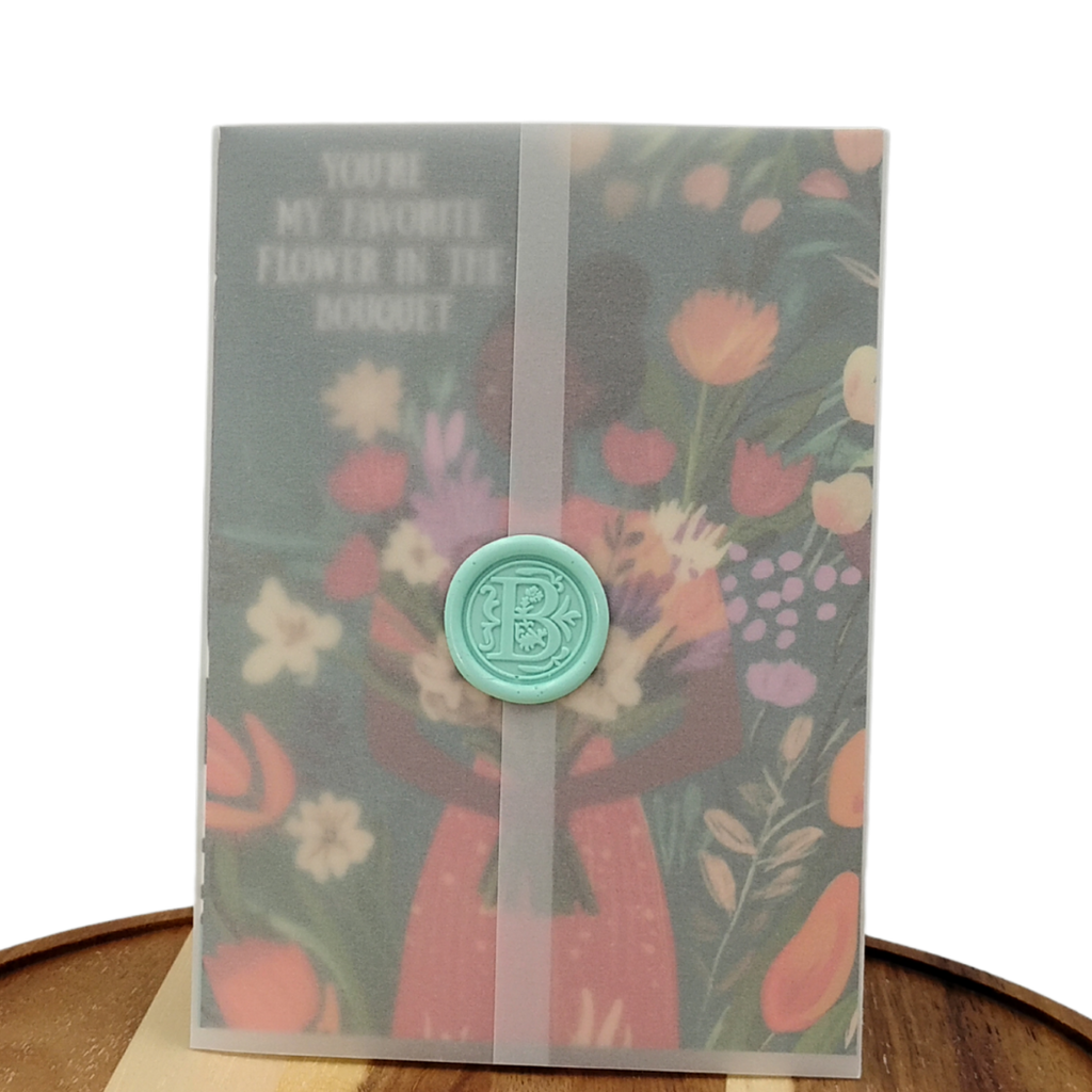 Celebrate Her Unique Beauty with "Favorite Flower" Greeting Card Black Magic Social Club