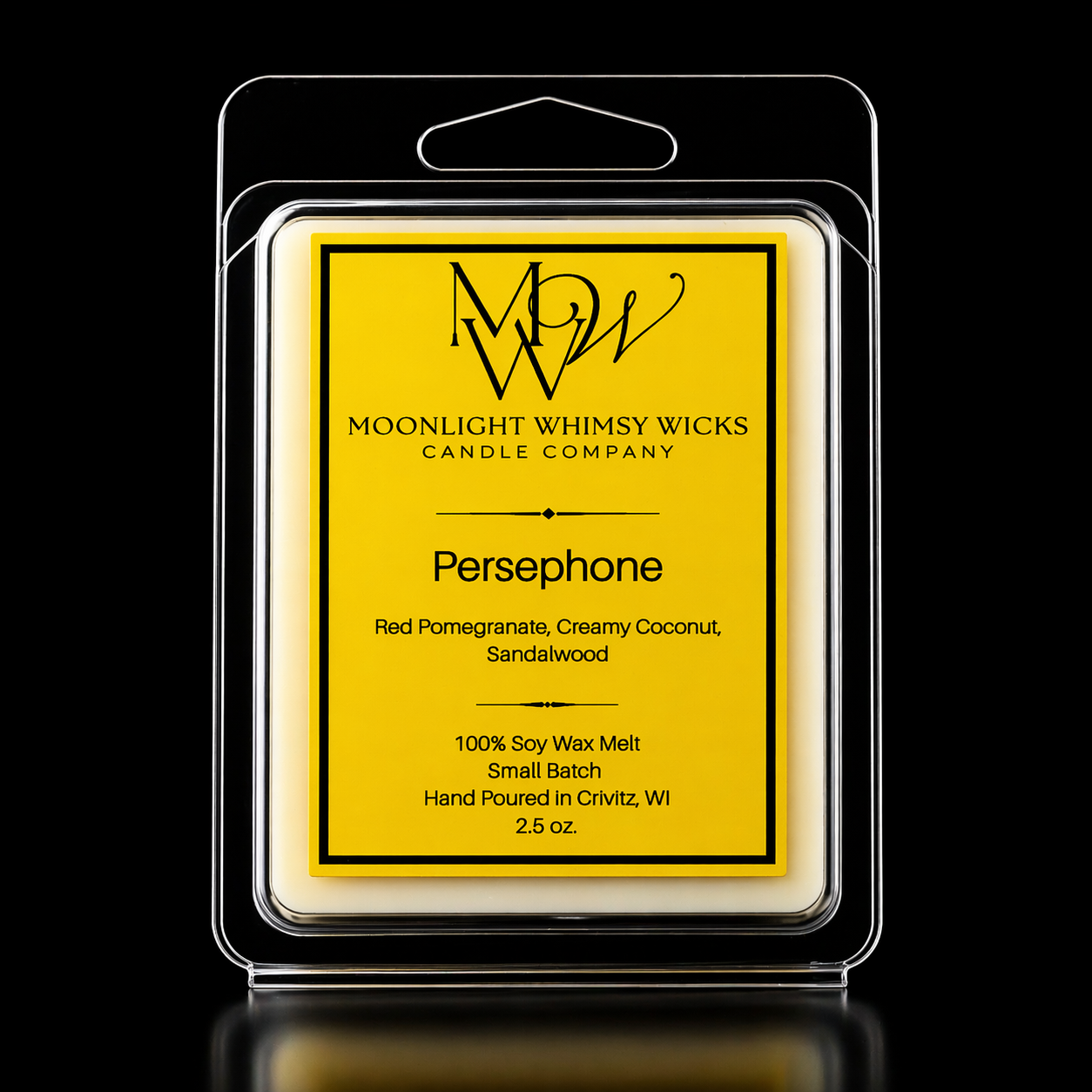 Persephone | Luxury Soy Wax Melt Moonlight Whimsy Wicks