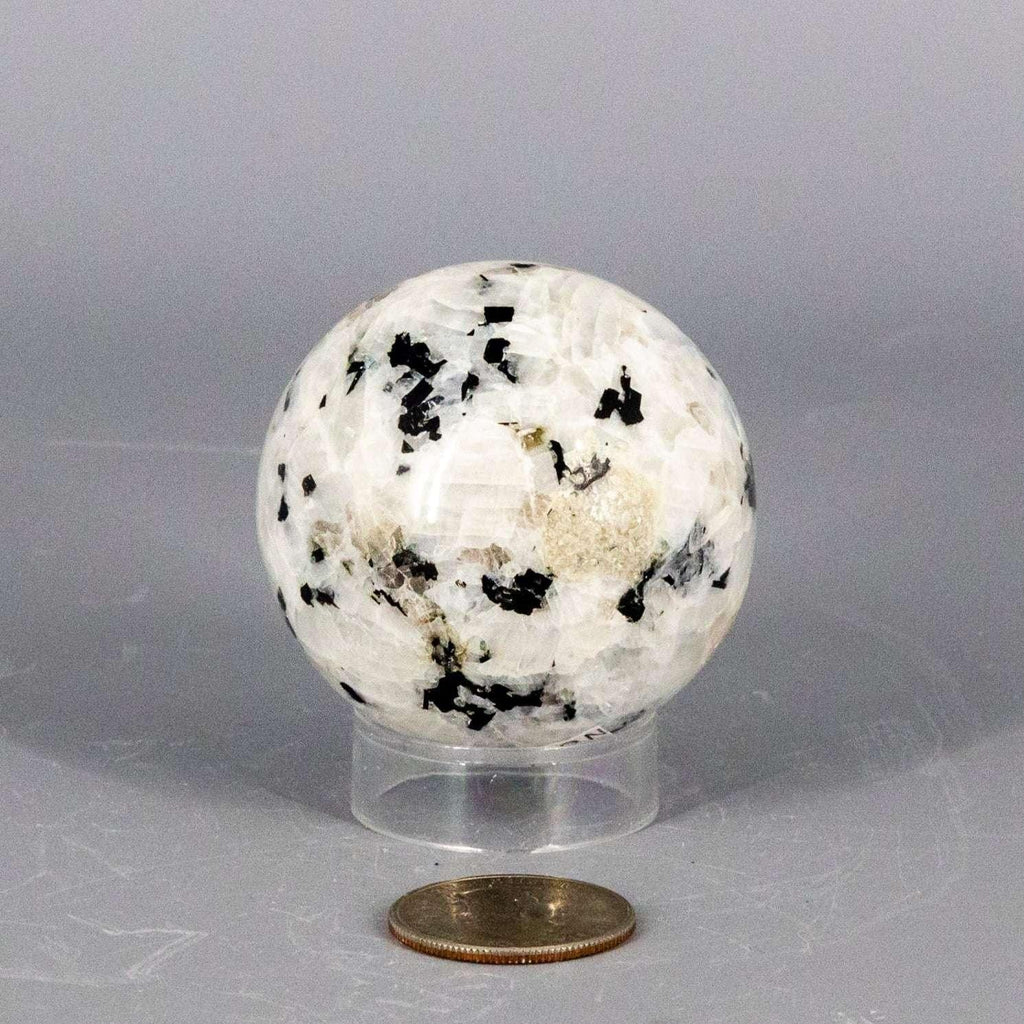 Moonstone Crystal Sphere Adularescent Polished Stone Crystal Destiny