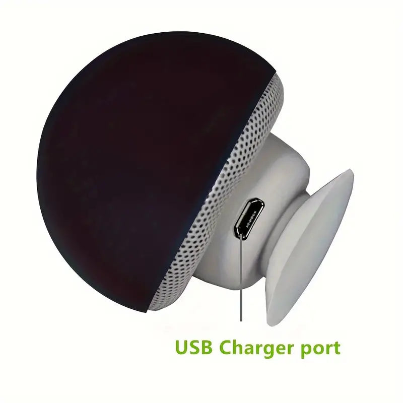 Mushroom Portable Bluetooth Speaker with Suction Cup Holder MindFreakArtistry