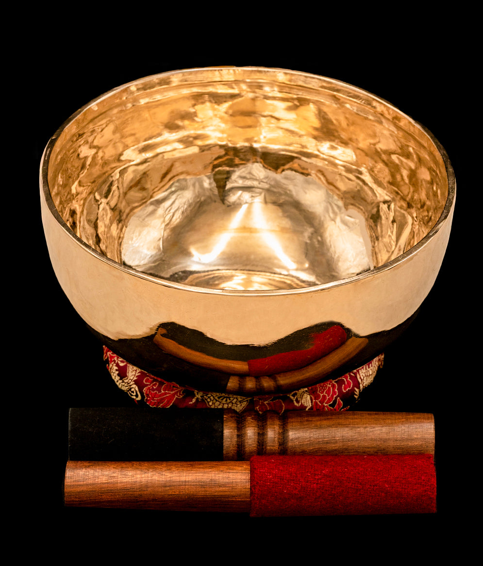 New Thadobati Singing Bowl G3 191Hz 8" N15883 Bodhisattva Trading Company