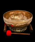 New Etched Jambati White Tara Singing Bowl A2 112Hz 11" N16075 Bodhisattva Trading Company