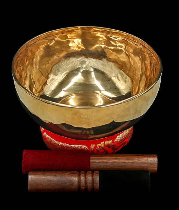 New Thadobati Singing Bowl D#3 157Hz 9" N16201 Bodhisattva Trading Company
