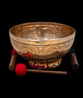 New Etched Jambati Cosmos Singing Bowl G2 98Hz (NCP) 11" N16209 Bodhisattva Trading Company
