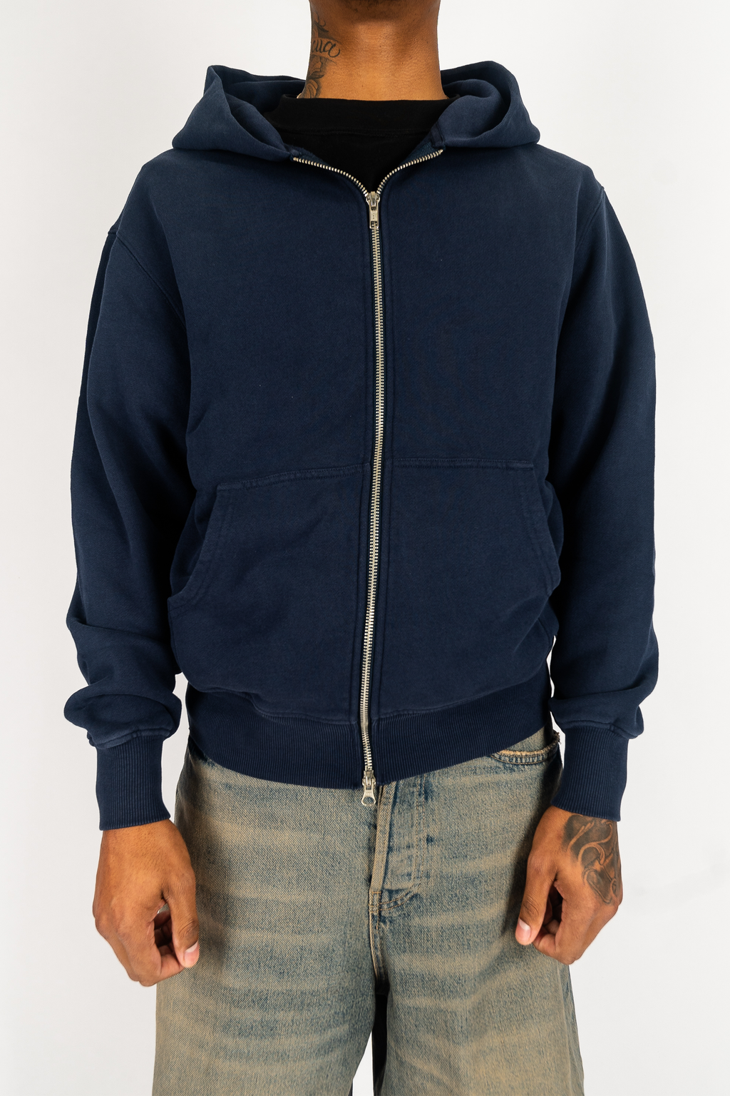 Garment Dye Zip Up Fleece Superline