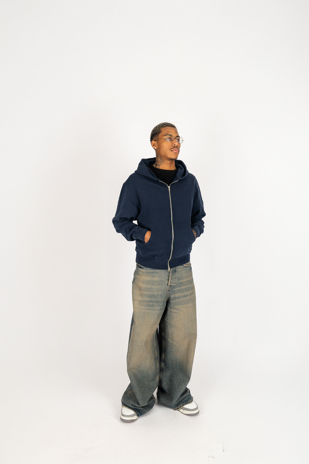 Garment Dye Zip Up Fleece Superline