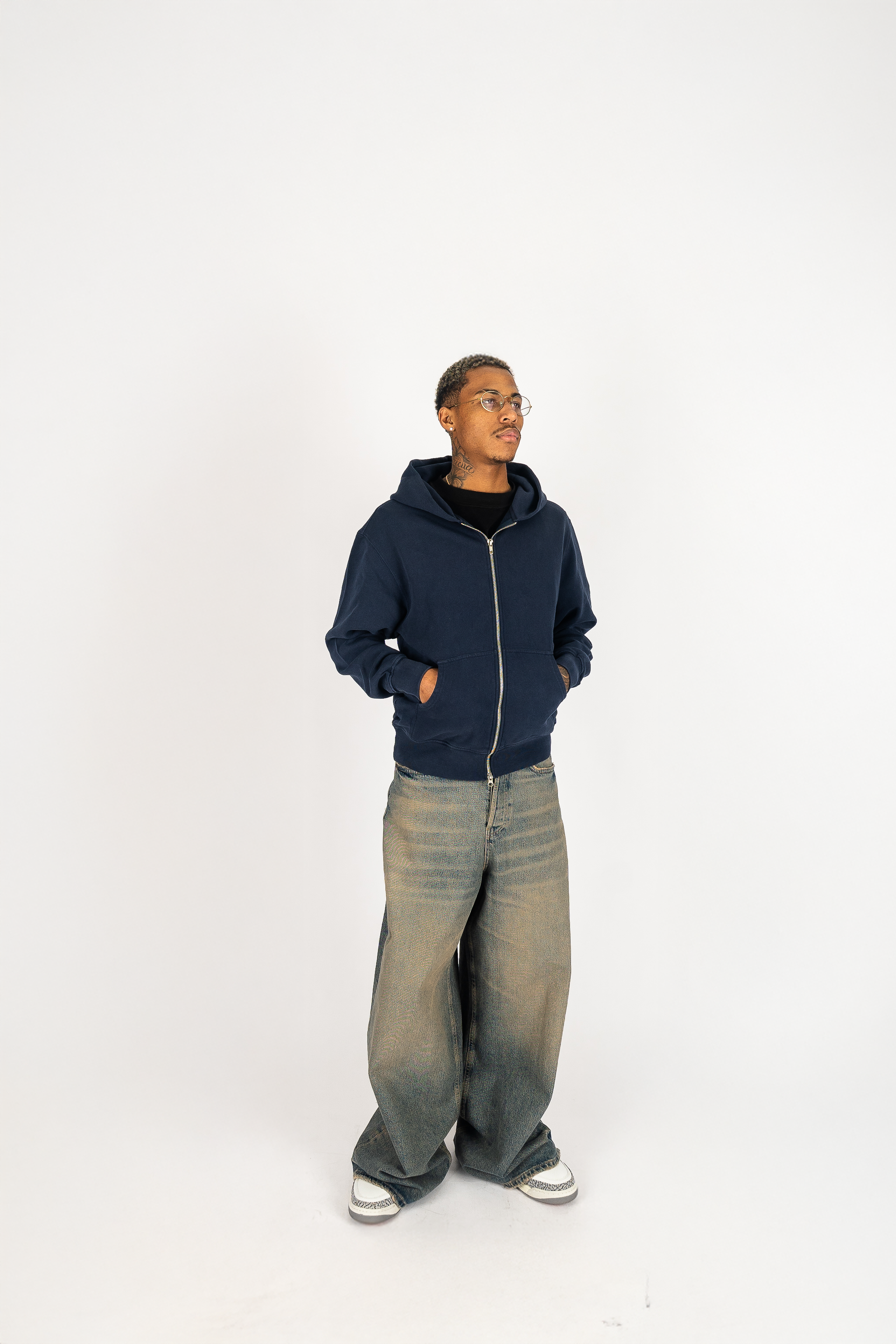 Garment Dye Zip Up Fleece Superline