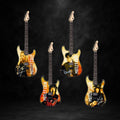 Mötley Crüe Full Band Collector's Miniature Guitar Set The Mini Axe